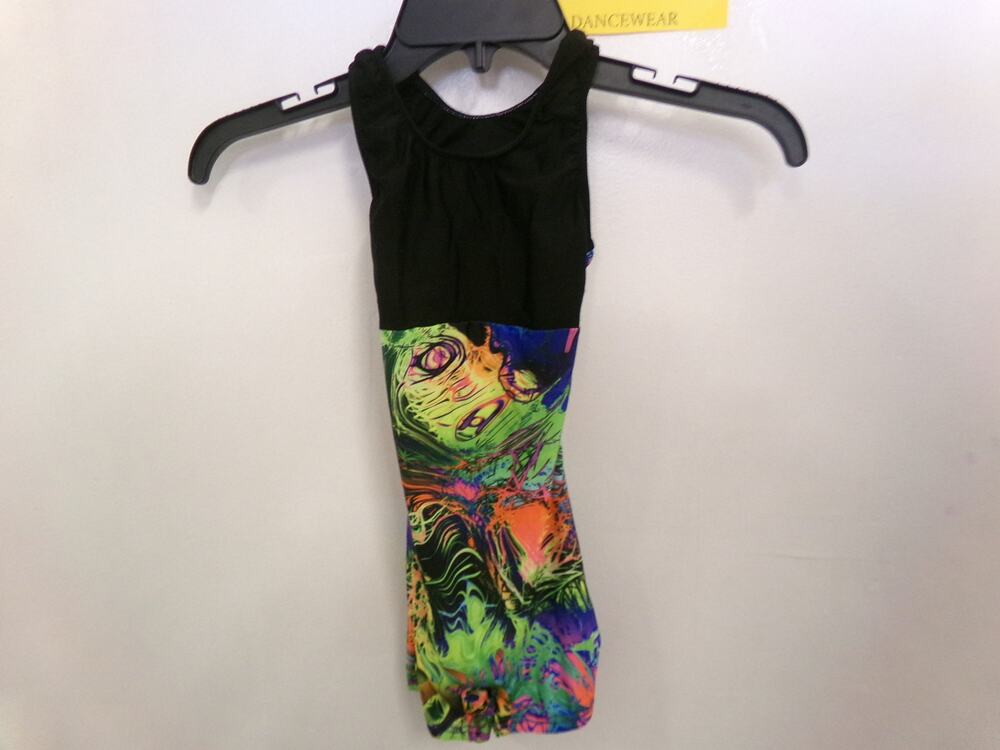 Gymnastics Biketard Motionwear Intermediate Child Multicolor Acro Tumbling